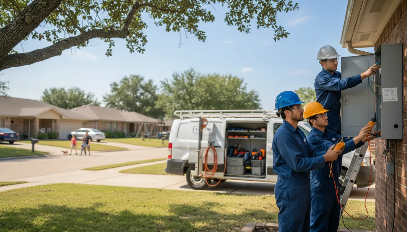 Certified electrician providing emergency electrical services in Willisville, AR